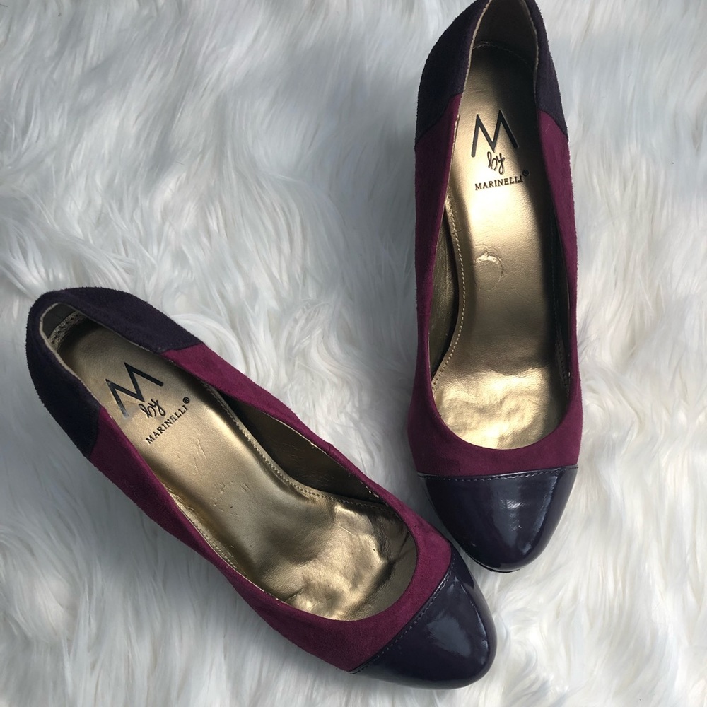 A.Marinelli Pink and Purple Pumps Size 6